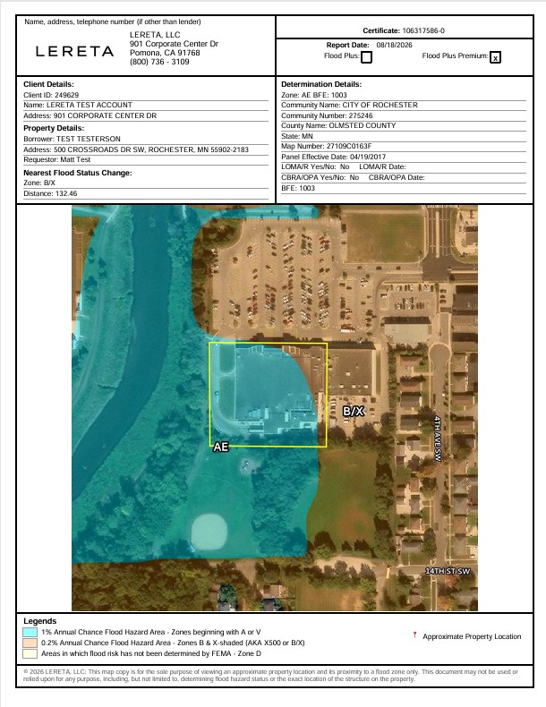 Sample Aerial Map Exhibit